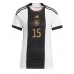 Cheap Germany Niklas Sule #15 Home Football Shirt Women World Cup 2022 Short Sleeve